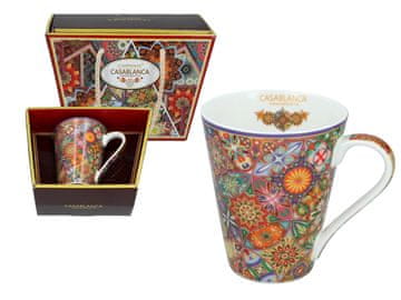 Carmani, porcelanasta skodelica 370 ml - okraski Casablanca, maroški vzorec