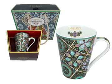 Carmani, porcelanasta skodelica 370 ml - okraski Casablanca, maroški vzorec