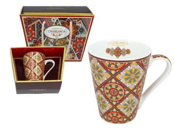 Carmani, porcelanasta skodelica 370 ml - okraski Casablanca, maroški vzorec