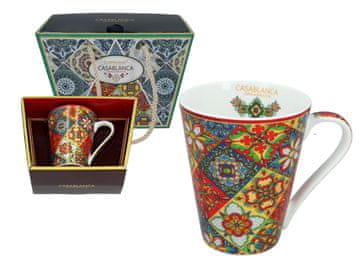 Carmani, porcelanasta skodelica 370 ml - okraski Casablanca, maroški vzorec