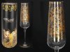 Carmani, kozarec za šampanjec 220 ml - gustav klimt/Drevo