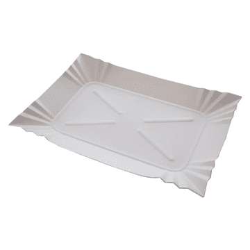 BOW Pravokotni pladenj za papir 13x17 cm 500 kosov