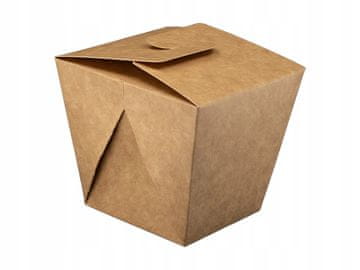 kebab BOX 500ml - 50 kosov kraft brez plastike (brez davka na SUP) eko