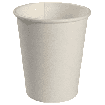 Love Nature Beli papirnati lončki 180 ml 50 kosov brezplačno SUP plastika brez