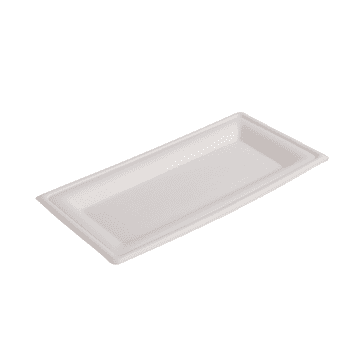 Love Nature Pladenj za enkratno uporabo iz sladkornega trsa 26 cm x 13 cm, 50 kosov, žar catering