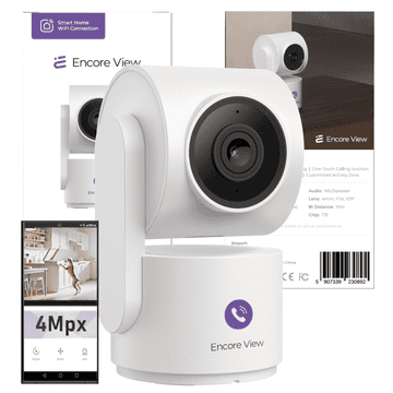 Nova WiFi PTZ 4Mpx FHD 3x zoom pametna domača kamera IR nočni vid USB-C Eagle
