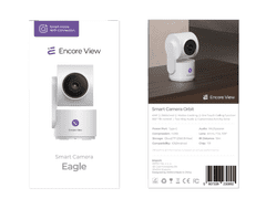 Nova WiFi PTZ 4Mpx FHD 3x zoom pametna domača kamera IR nočni vid USB-C Eagle