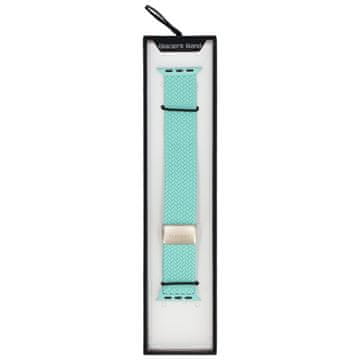 Nov pleten magnetni pašček iz morske pene za Apple Watch 38/40/41 mm turkizne barve