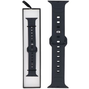 silikonski pašček za pametno uro Wave antracitno siv za Apple Watch 42/44/45/49 mm antracitno siv