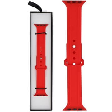 Nov silikonski pašček Synthwave Viper Red za pametno uro Apple Watch 38/40/41 mm rdeče barve