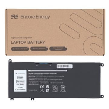 Nova baterija za Dell Latitude 3380 3490 Inspiron 3579 G3 3779 G3 7588 G7 7577 G7 7778 G7 55Wh 15.2V 3600mAh 33YDH