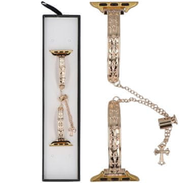 Nova zapestnica Slider Clasp Arc Gold za Apple Watch 38/40/41mm pametno uro