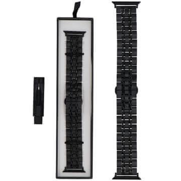 Nova MultiLink zapestnica črne barve za Apple Watch 38/40/41 mm črne barve