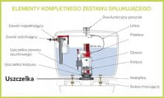 CERSANIT Tesnilo za straniščno školjko K99-0038, novo gumijasto, garancija
