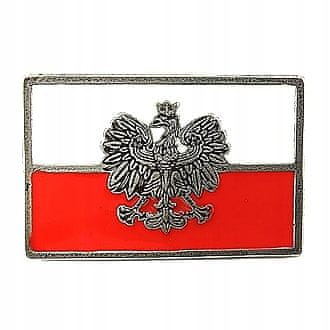 PIN za rever suknjiča, zastava, emblem, poljski proizvajalec