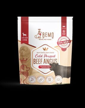 BE Cold Pressed Beef Angus - hladno stiskana hrana za pse z govedino Angus 1 kg