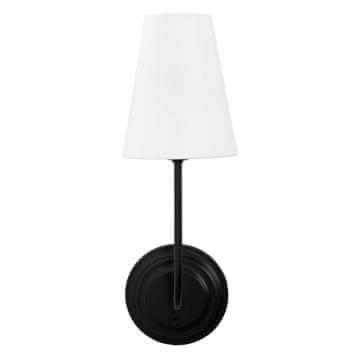Stenska svetilka Elegance Black Lanena - Ozka
