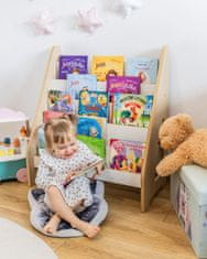 B.U. Montessori otroška maksi knjižna omara hrast/bela