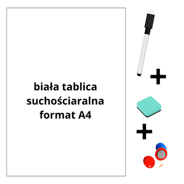 D&R Bel načrtovalec za hladilnik A4 - magnetni + marker + gobica - suho brisanje