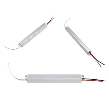 LED napajalnik za pohištvo DC 12V 3A 36W 283x18x18mm tanek aluminij IP20