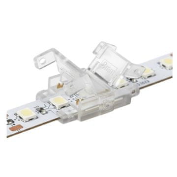 Raven konektor za COB LED trak 8 mm, raven konektor za trak, montaža