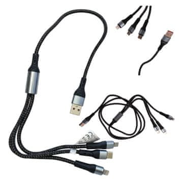 DEMOLITION 3-v-1 USB-kabel