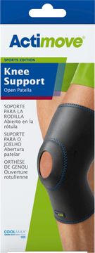 Kolenska opornica Actimove SE z izpostavljeno pogačico, velikost XL, črna (7558523) (k=12)