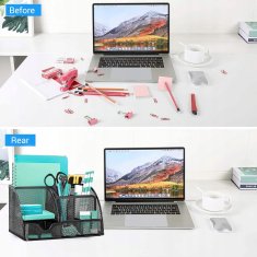 Organizator za pisarniški set, kovinski, JM9068