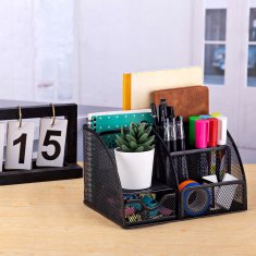 Organizator za pisarniški set, kovinski, JM9068