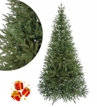 Umetno božično drevo smreka Nature 100% PE - Premium, realistično 250 cm