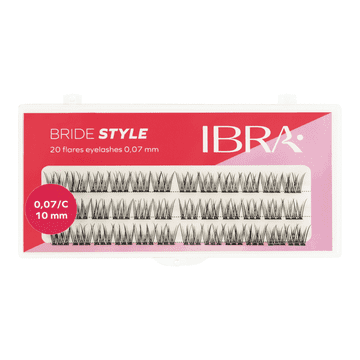 Nevestin stil 10 mm ibra ličila trepalnice šopi