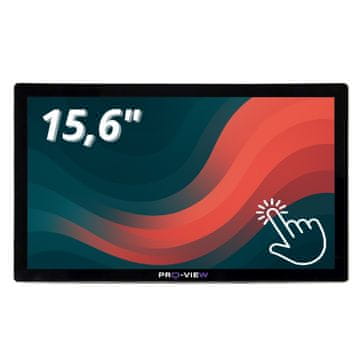15,6-palčni industrijski monitor z zaslonom na dotik Full HD, vgrajen, kapacitivni, nosilec VESA, kovinsko ohišje, HDMI. Model M1560-COF-HV