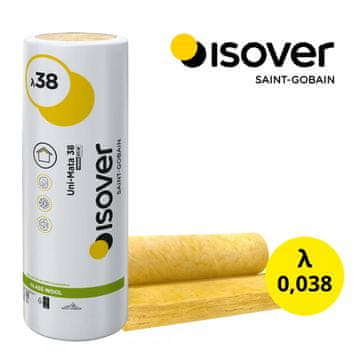 ISOVER Uni-Mata mineralna volna 38 gr 20 cm 200 mm rola - 4,56 m2