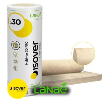 ISOVER Mineralna volna Multimax 30 PRO lanae 0,030 10cm 100mm rola - 4,2m2