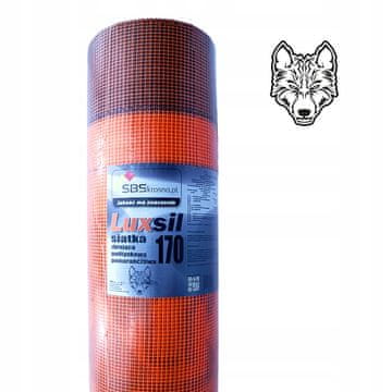 Fasadna ometna mreža Iz steklenih vlaken 160g/m2 oranžna 110cm