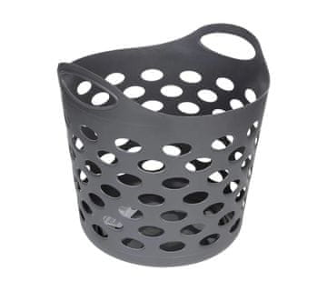 5Five® Košara za perilo Flex siva 28 l