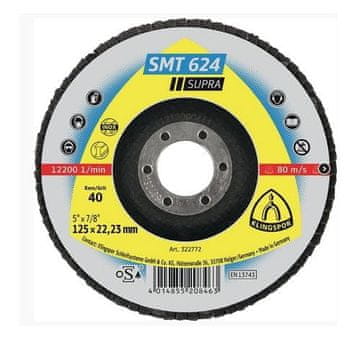 KLINGSPOR K. BRUSILNI LIST SMT624 125 P 60 SUPER KONVEKSEN.