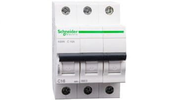 Schneider Odklopnik 3P C 16A 6kA AC K60N Acti9 A9K02316