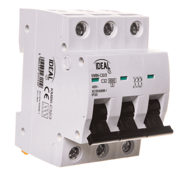 Kanlux Odklopnik 3P C 32A 6kA AC KMB6-C32/3 VDE 23155