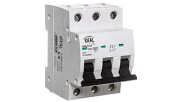 Kanlux Preobremenilno odklopno stikalo 3P B 10A 6kA AC KMB6-B10/3 VDE 23164