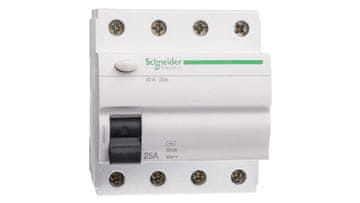 Schneider 4P 25A 0,03A diferencialno varovalko tip AC ID K A9Z05425