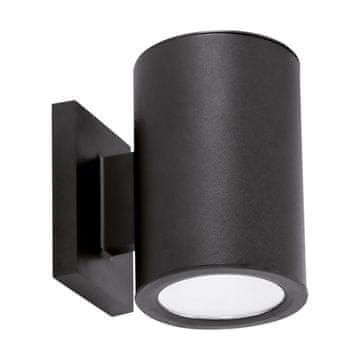 Ideus Solarna stenska svetilka črna LED hladno bela IP44 BASTION 04373