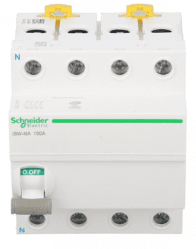 Schneider Modularno odklopno stikalo 100A 4P iSW-NA (možnost sprožilca) A9S70790