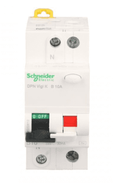 Schneider Diferencialno varovalko 2P 10A B 0,03A tip AC DPN Vigi K A9D22610
