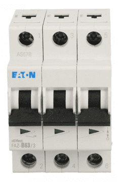 Eaton Odklopnik 3P B 63A 15kA AC FAZ B63/3 278853