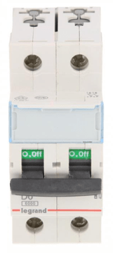 LEGRAND Odklopnik 2P D 6A 6kA AC S302 TX3 403734