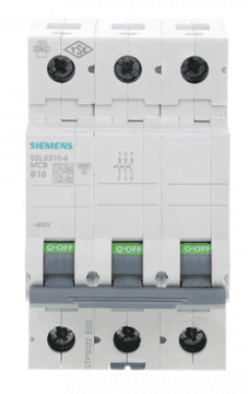 Siemens Odklopnik 3P B 10A 6kA AC SENTRON 5SL6310-6