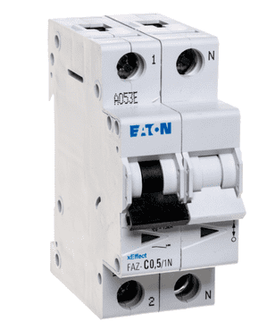 Eaton Odklopnik 1P+NC 0,5A 15kA AC FAZ C05/1N 278657