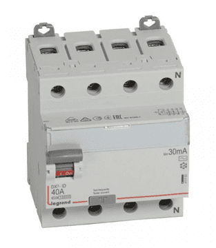 LEGRAND 4P 40A 0,03A diferencialno varovalko tip AC P304 DX3 411703