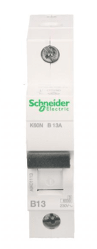 Schneider Odklopnik 1P B 13A 6kA AC K60N Acti9 A9K01113